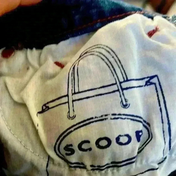 Women’s distressed tie-dye shorts/Scoop/ size 4 - Picture 5 of 5